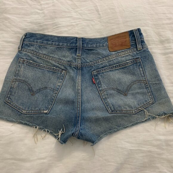 Levi's Cone Denim cut-off shorts - Picture 2 of 3